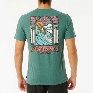 Rip Curl Dead Sled Tee Unisex Size XL (fitted) Surfer T-shirt
